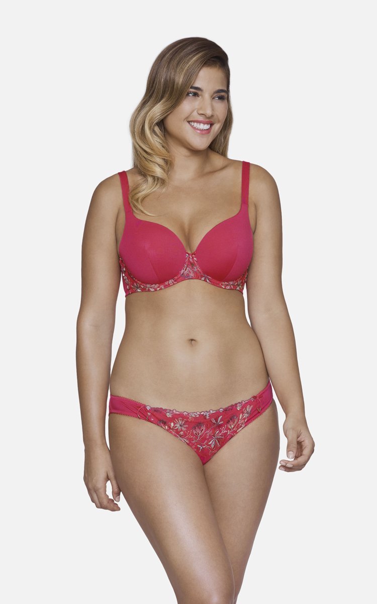 Ultimo Tropical Blossom Bikini - Cranberry - Image 4 of 4