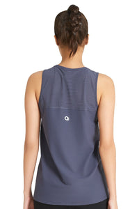 Smooth and Seamless Fitness Tank Top - Anchor Grey thumbnail 3