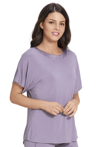 Satin Edge Pyjama Top - Gray Ridge thumbnail 2