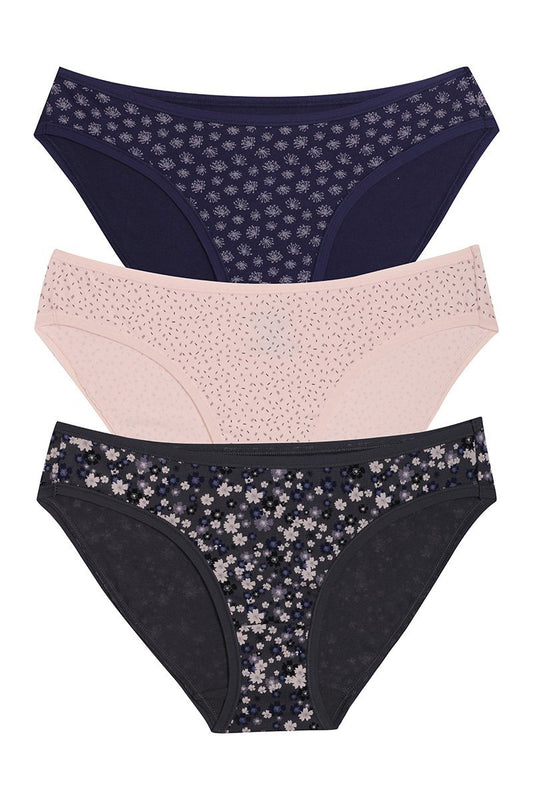 Printed Bikini Panty  (Pack of 3)