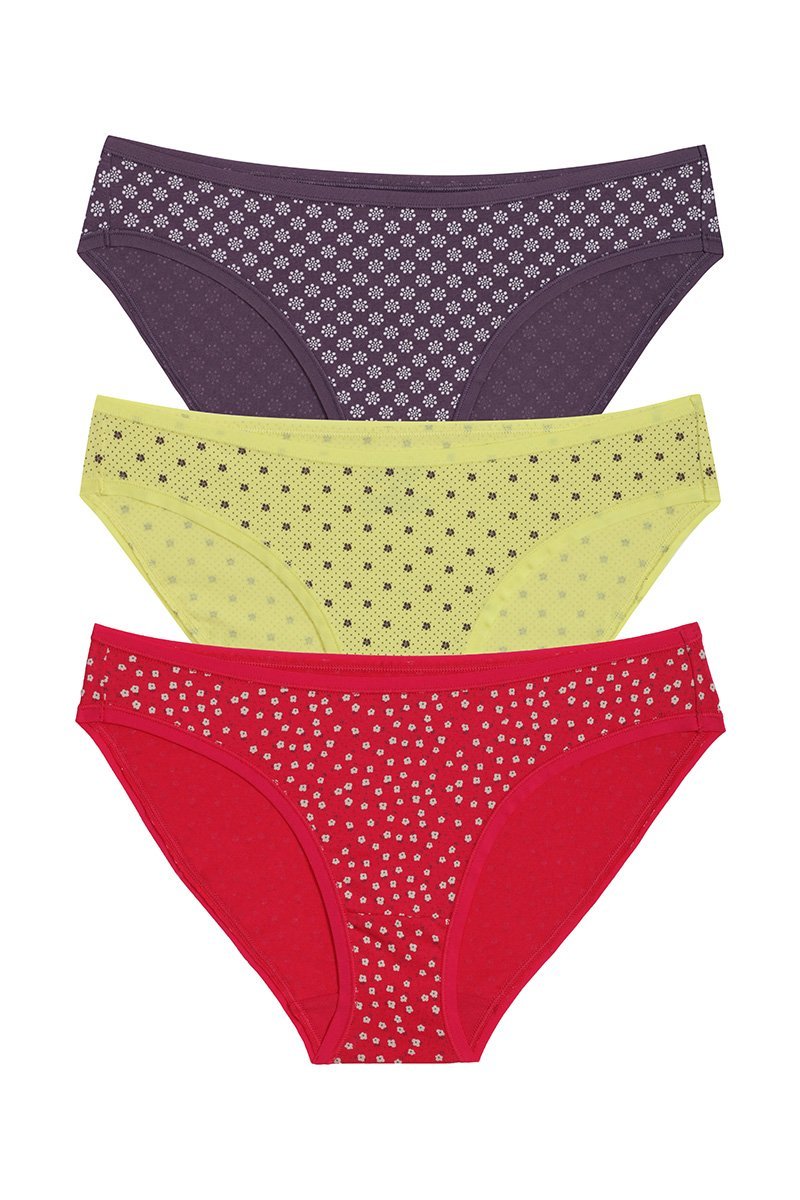 Printed Bikini Panty  (Pack of 3) - Image 1 of 1