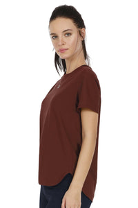 Smooth And Seamless Fitness T-Shirt - Currant thumbnail 2
