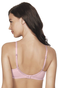 Satin Edge Padded Wired  Bra - Dawn Light Pink thumbnail 3
