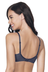 Satin Edge Padded Wired  Bra - Odessey Grey thumbnail 3
