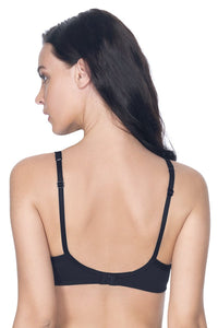 Cotton Casuals Padded Non-Wired T-Shirt Bra - Black thumbnail 2