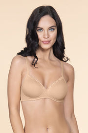 Cotton Casuals Non-Wired T-Shirt Bra - Nude Color