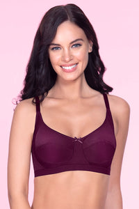 All Day Everyday Non-Padded Non-Wired Bra - Pickled Beet thumbnail 1