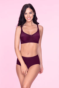 All Day Everyday Non-Padded Non-Wired Bra - Pickled Beet thumbnail 4