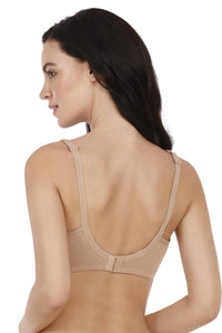 Cool Contour Non-Padded Non-Wired Bra with Aloe Finish - Sandalwood thumbnail 2