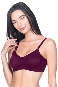 Minimiser Non-Padded Non-Wired Bra - Pickled Beet thumbnail 3