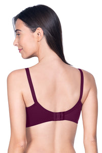 Minimiser Non-Padded Non-Wired Bra - Pickled Beet thumbnail 2
