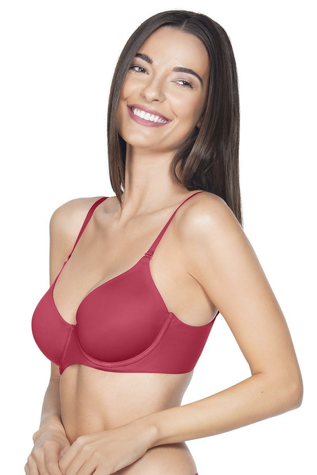 Festive Red Smooth Moves Ultimate T-Shirt Bra