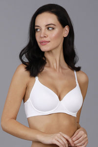 Smooth Moves Padded Wired Ultimate T-Shirt Bra - White thumbnail 1
