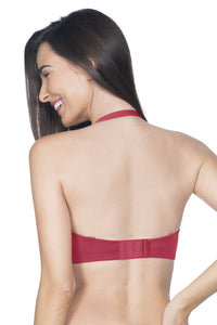Multiway Padded Wired Bra - Festive Red thumbnail 5