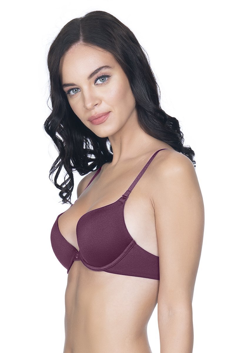 Perfect Lift  Padded Wired Seamless Bra - Violet