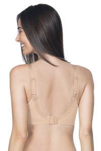Curvy Smooth Non-Padded Wired Bra - Sandalwood thumbnail 2