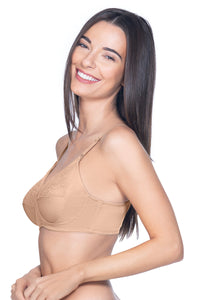 Classic Shaper Non-Padded Non-Wired Bra - Sandalwood thumbnail 3