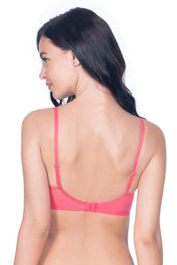 Flawless Padded Wired Bra - Rouge Contrast thumbnail 3