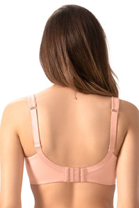 Non-Padded Non-Wired Lace Minimiser Bra - Impatiens Pink thumbnail 3