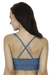 Smooth Lace Plunge Bralette thumbnail 3