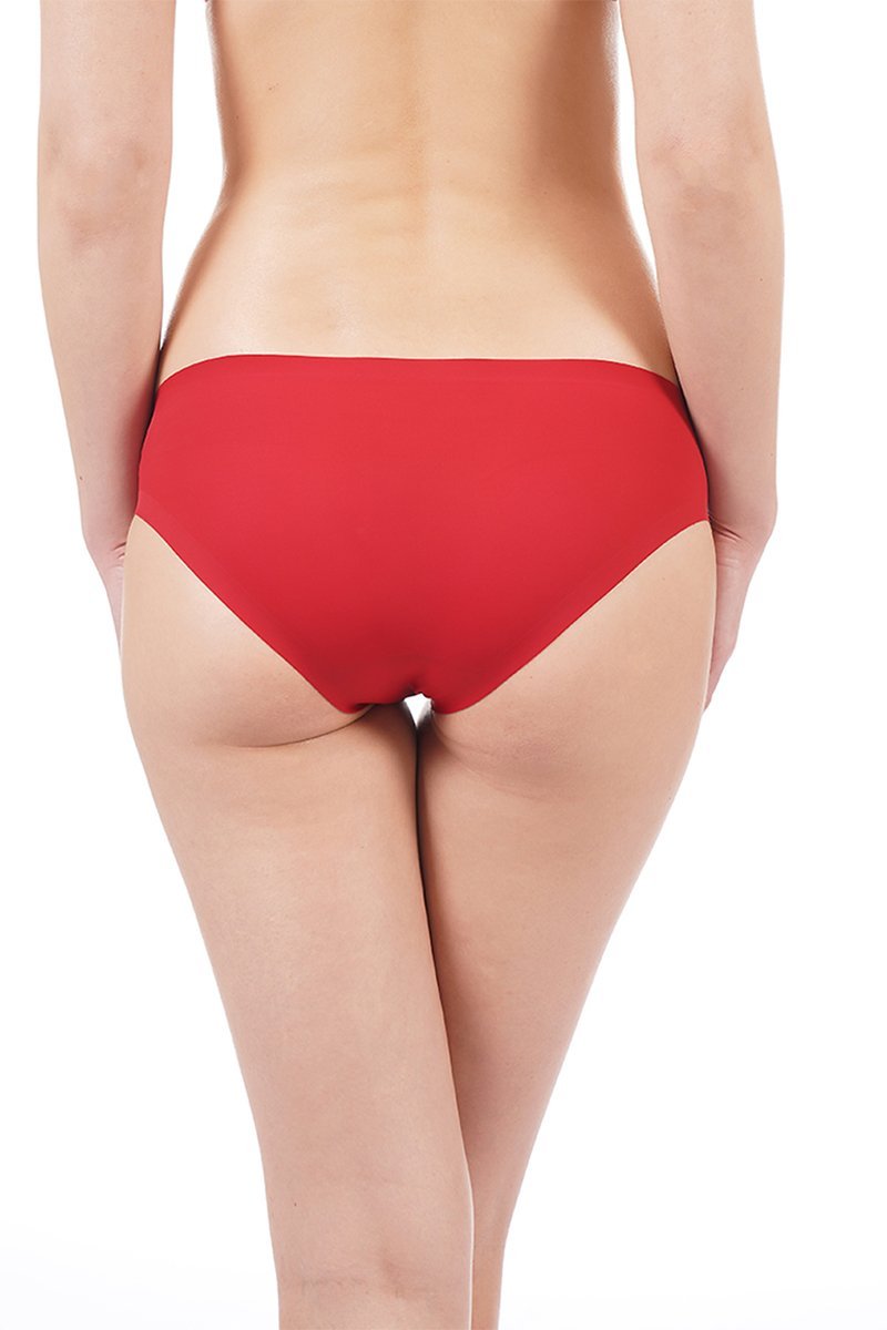 Vanish Seamless Bikini Panty - Red - Image 3 of 4
