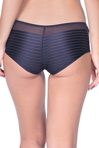 Sheer Stripes Boy shorts - Midnight thumbnail 3