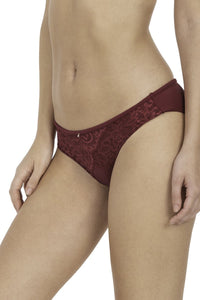 Festive Aura Low Waist Bikini Panty - Deep Mulberry thumbnail 2