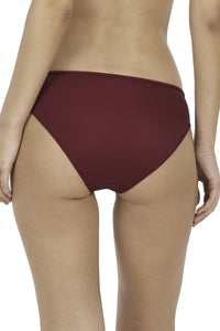 Festive Aura Low Waist Bikini Panty - Deep Mulberry thumbnail 3