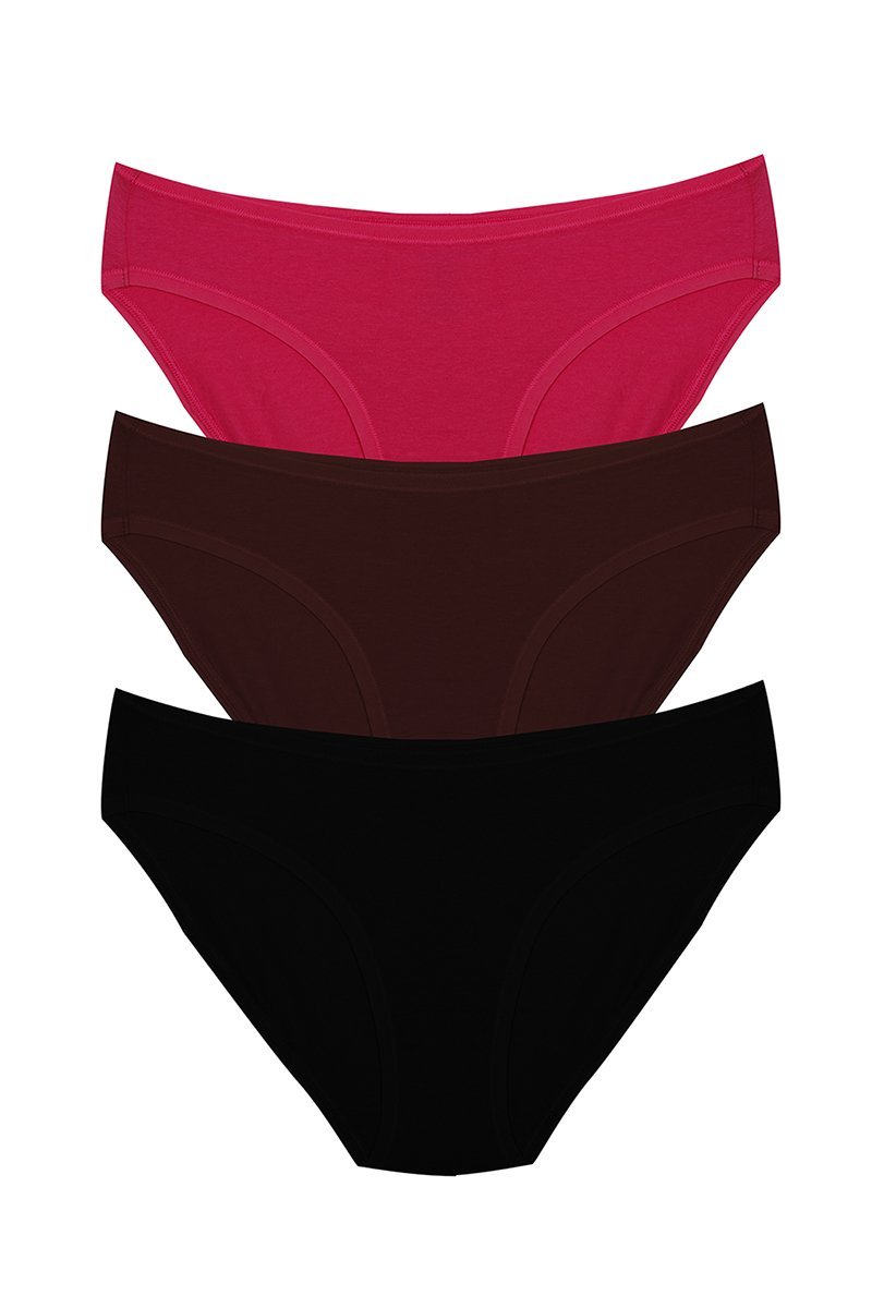 Low Rise Solid Bikini (Pack of 3) - Image 6 of 9