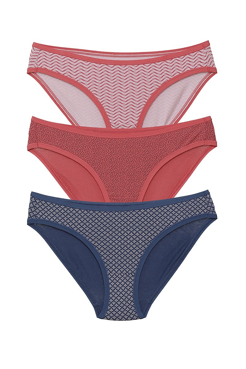 Low Rise Printed Bikini (Pack of 3)