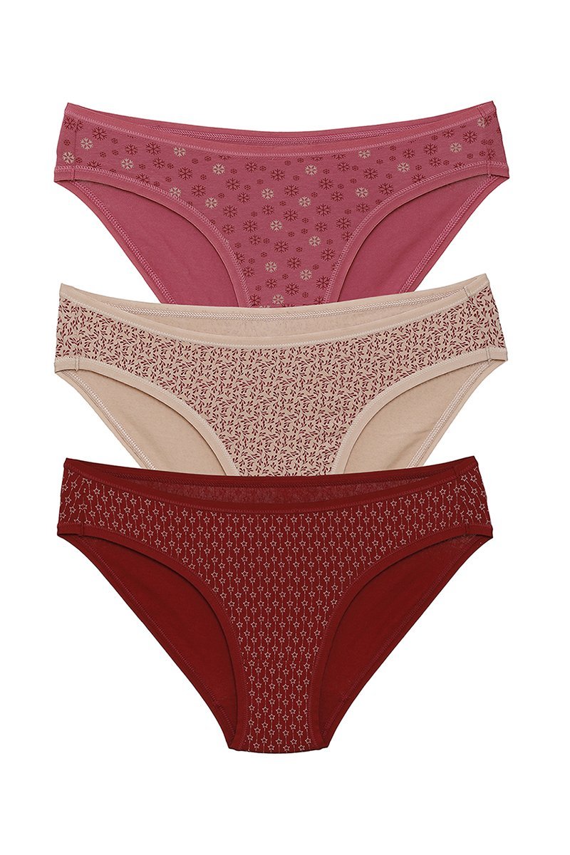 Low Rise Printed Bikini (Pack of 3) - Image 6 of 9