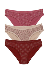 Low Rise Printed Bikini (Pack of 3) thumbnail 6