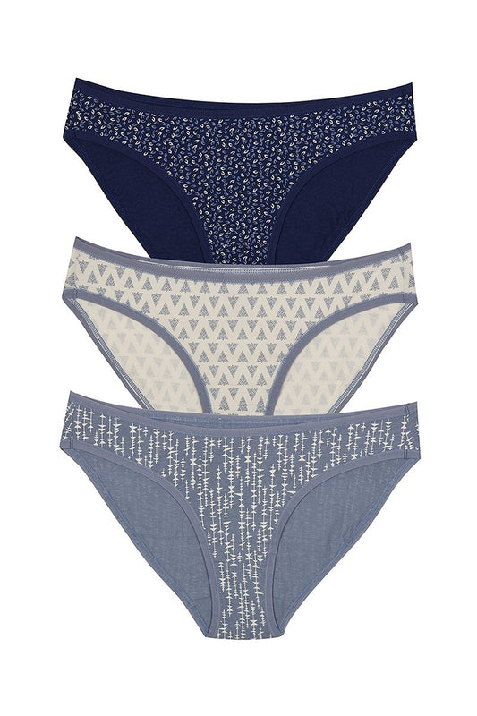 Low Rise Printed Bikini (Pack of 3)
