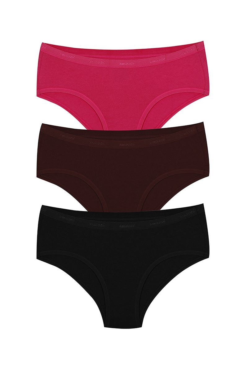 Low Rise Solid Hipster (Pack of 3) - Image 7 of 10