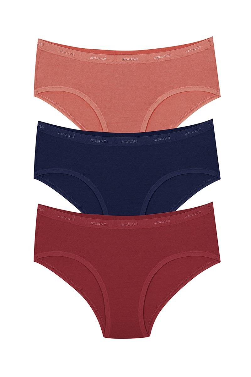 Low Rise Solid Hipster (Pack of 3) - Image 1 of 4