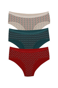 Low Rise Printed Hipster (Pack of 3) thumbnail 7