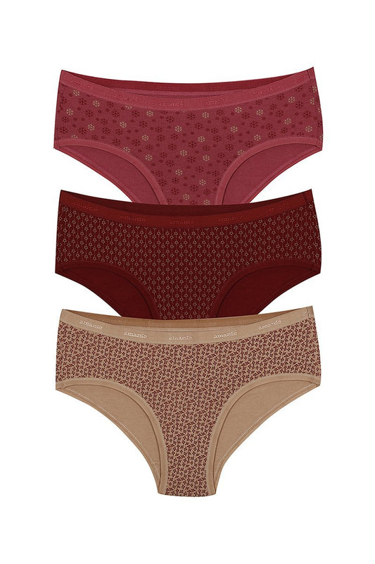 Low Rise Printed Hipster (Pack of 3)