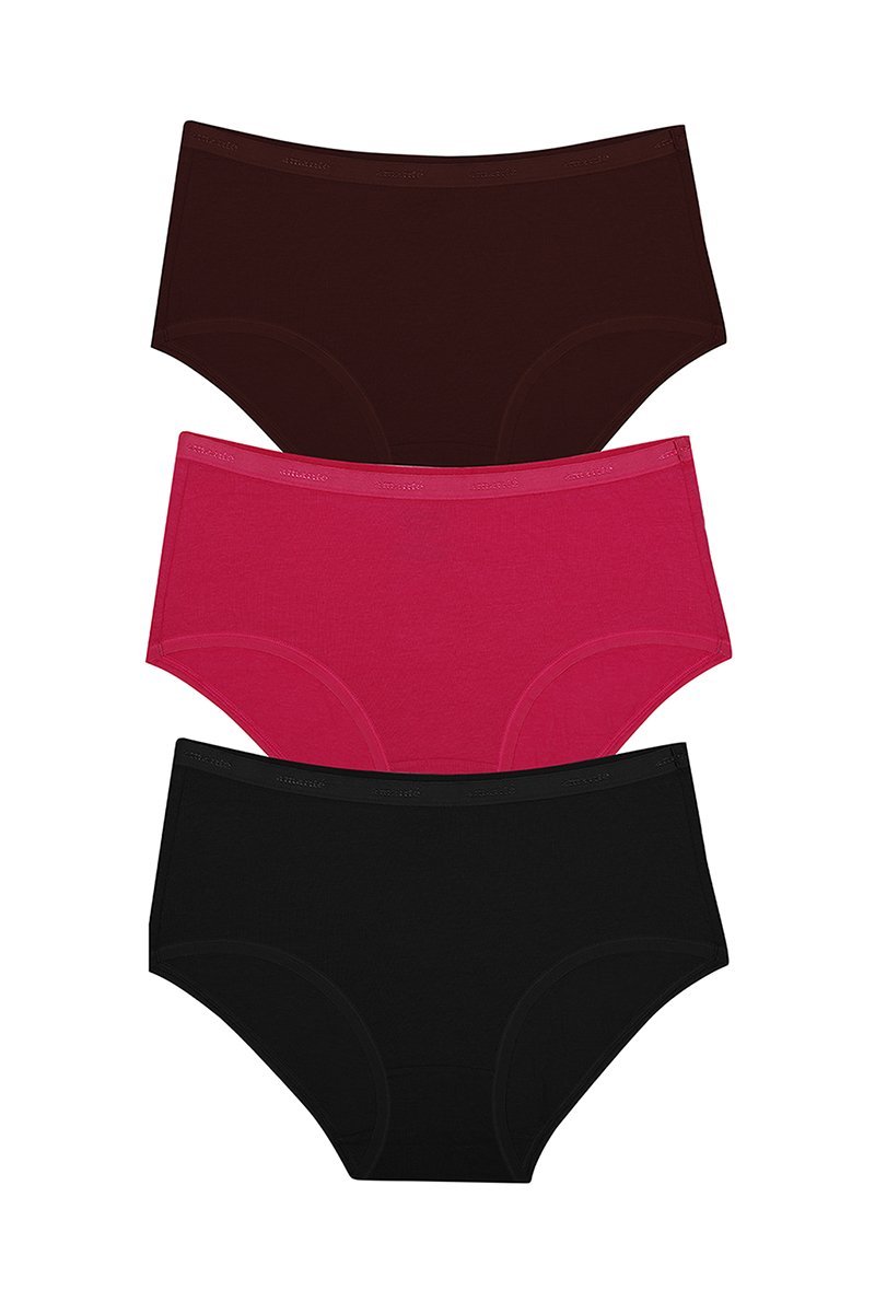 Full Brief Solid Panty (Pack of 3)