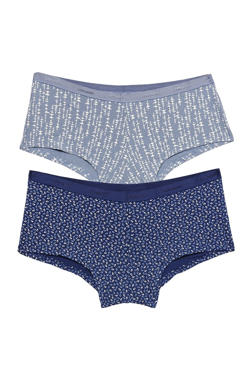 Low Rise Printed Boyshorts (Pack of 2)