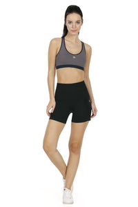 Black Seamless Fitness Shorts thumbnail 4