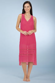 Swim Cover Up - Fandango Pink Color