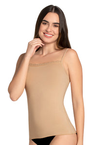 Modal Lace Camisole (Pack of 2) - Hazel._Imp Pink thumbnail 3