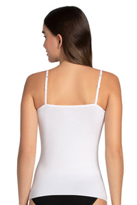 Modal Lace Camisole (Pack of 2) - Hazel._Wht thumbnail 6
