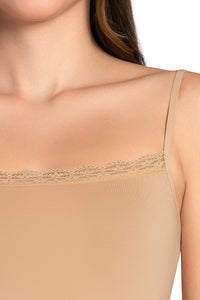 Modal Lace Camisole (Pack of 2) - Blk_Hazelnut thumbnail 6
