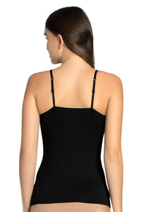 Modal Lace Camisole (Pack of 2) - Blk_Hazelnut thumbnail 4