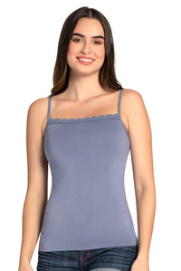 Modal Lace Camisole - Tempest - color option