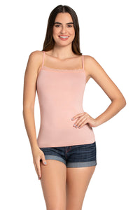 Modal Lace Camisole - Impatiens Pink thumbnail 5
