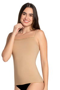 Modal Lace Camisole - Hazelnut thumbnail 3