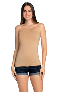 Modal Lace Camisole - Hazelnut thumbnail 5