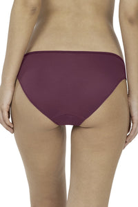 Lace Jacquard Bikini Panty - Deep Magenta thumbnail 3